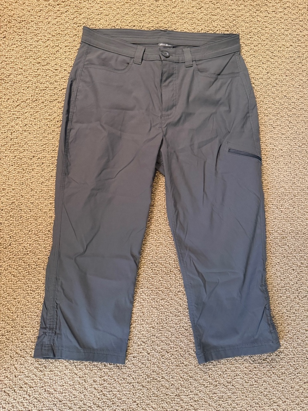 Eddie Bauer Gray Outdoor Capris